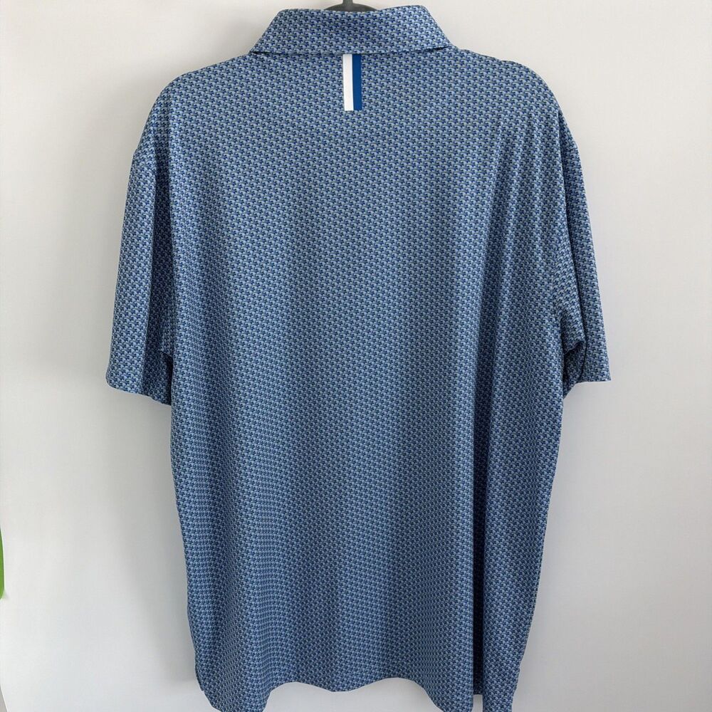 Rhoback Blue Angels Mens XL The Flyover Fighter Jet Performance Golf Polo Shirt - Picture 10 of 16